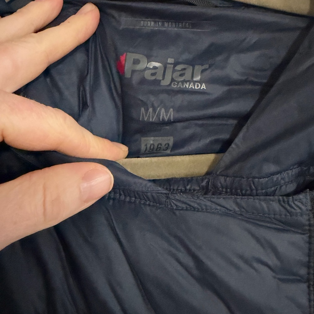 Pajar Women's Navy Puffer Winter Jacket - Picture 4 of 7